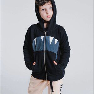 Nununu Black Roar Zip Hoodie